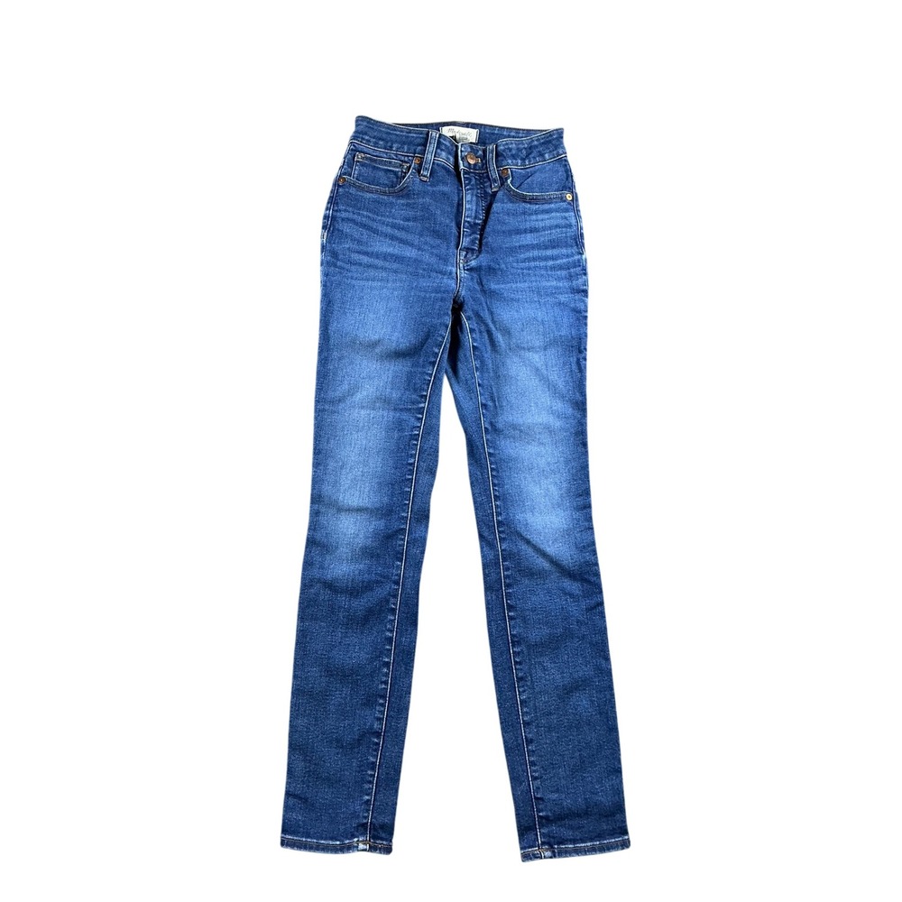 Madewell Curvy High-Rise Skinny Jeans Size 26 Blue Denim Medium Wash